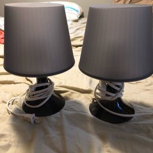 Pair of little LED lamps